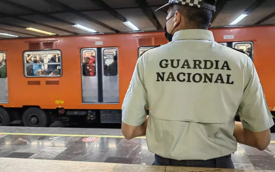 Admiten amparo contra la presencia de la Guardia Nacional en el Metro