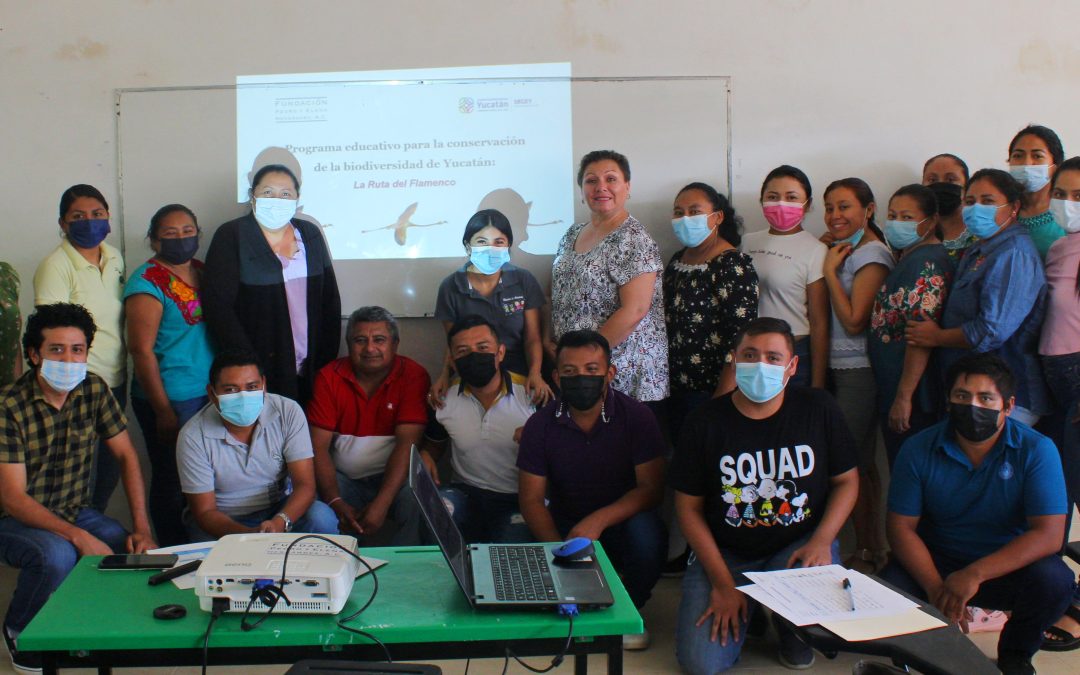 Programa educativo para la conservación de la biodiversidad de Yucatán: “La Ruta del Flamenco” termina su primera etapa