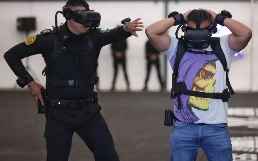 Así es el primer centro de entrenamiento de realidad virtual para policías de la CDMX