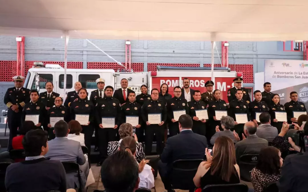 Bomberos de San Juan del Río están de celebración