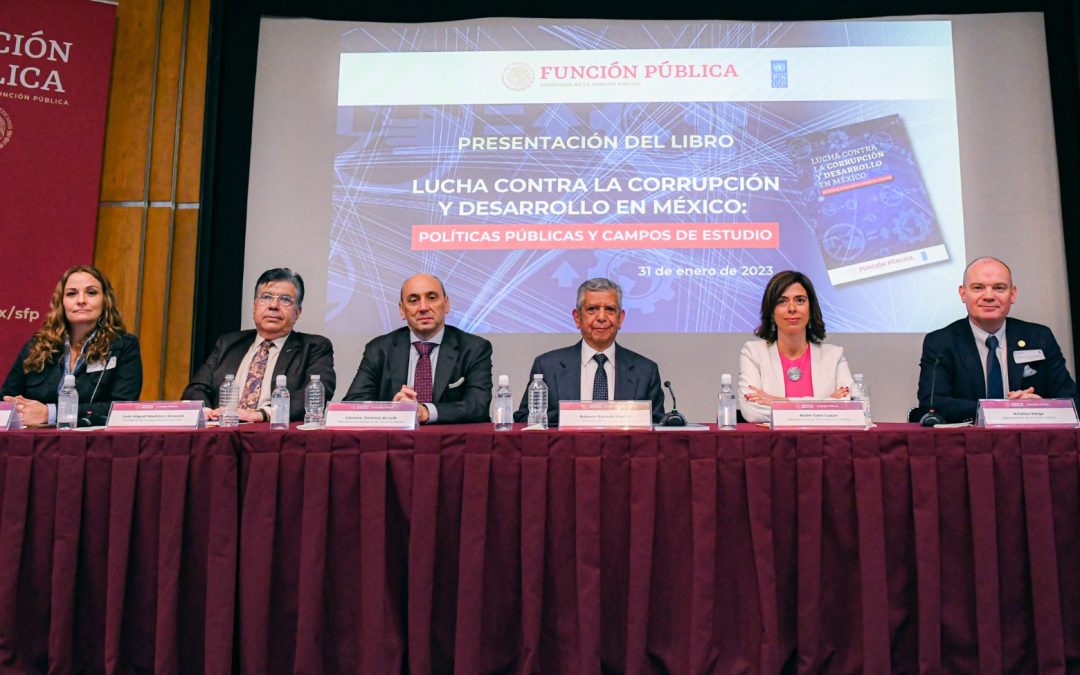 SFP y ONU presentan libro sobre desarrollo y combate a la corrupción