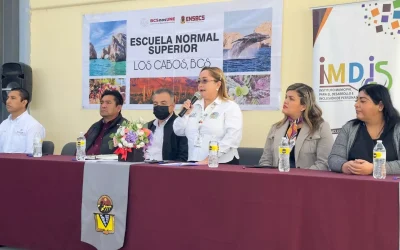IMDIS Los Cabos y la escuela Normal Superior de B.C.S. firman convenio de colaboración a favor de la educación de personas con discapacidad