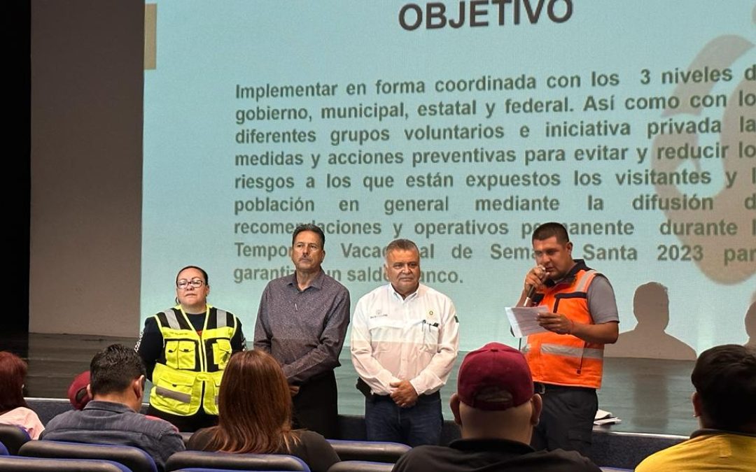 En Los Cabos, autoridades preparan el Operativo Semana Santa 2023