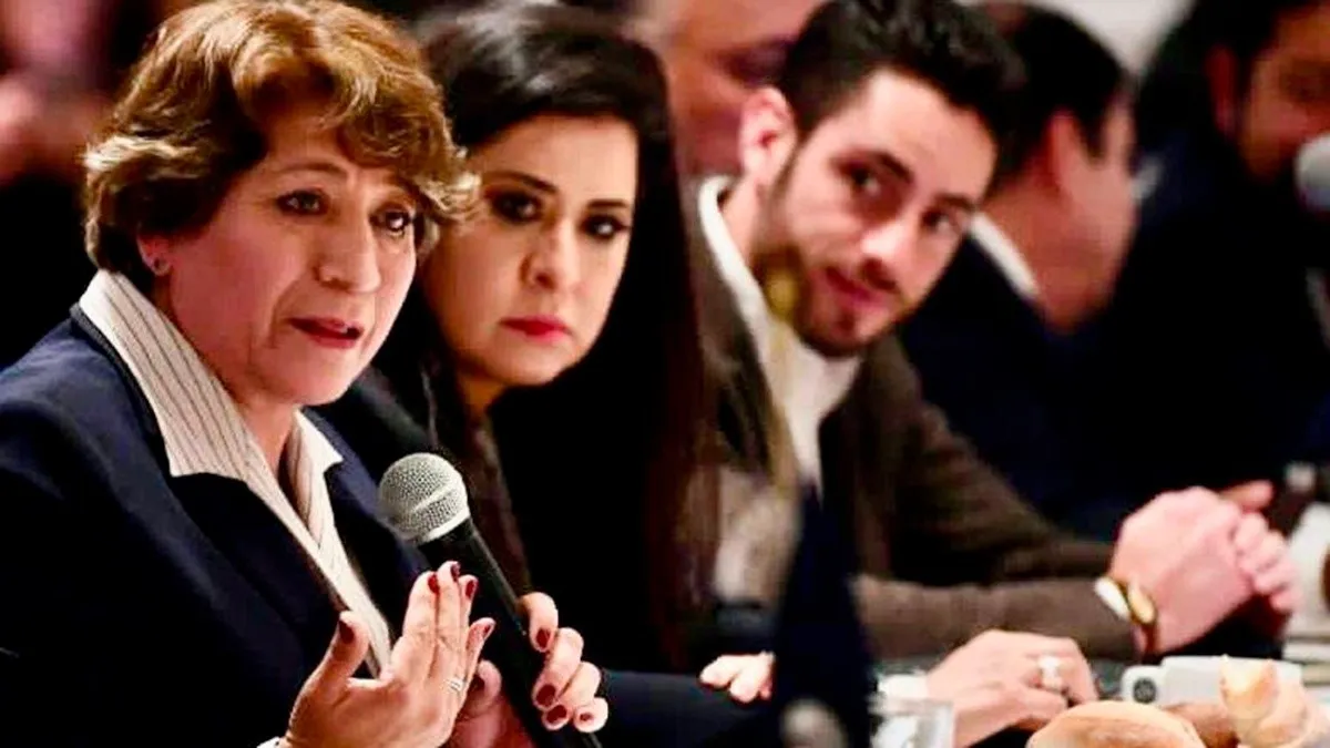 Delfina Gómez se reúne con líderes empresariales y sindicales del Edomex
