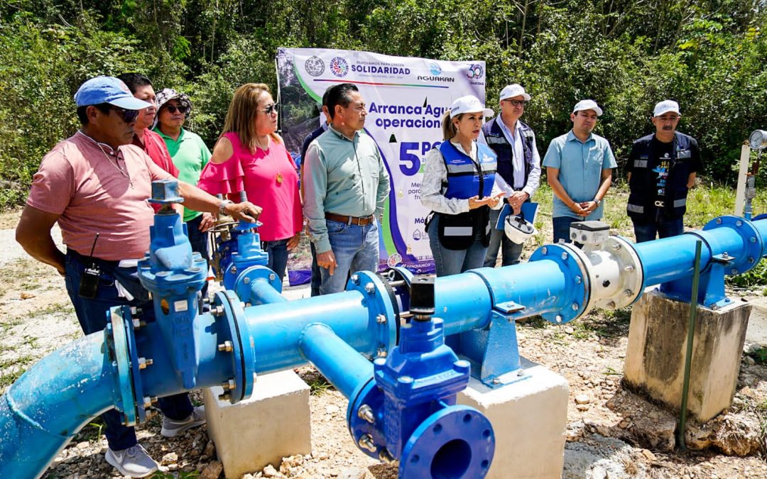 Habilitan nuevos pozos de agua en Playa del Carmen