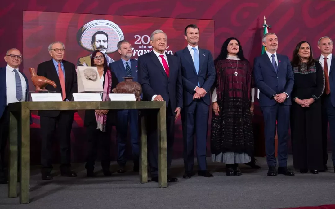 Se recuperan 11 mil 505 piezas arqueológicas mexicanas