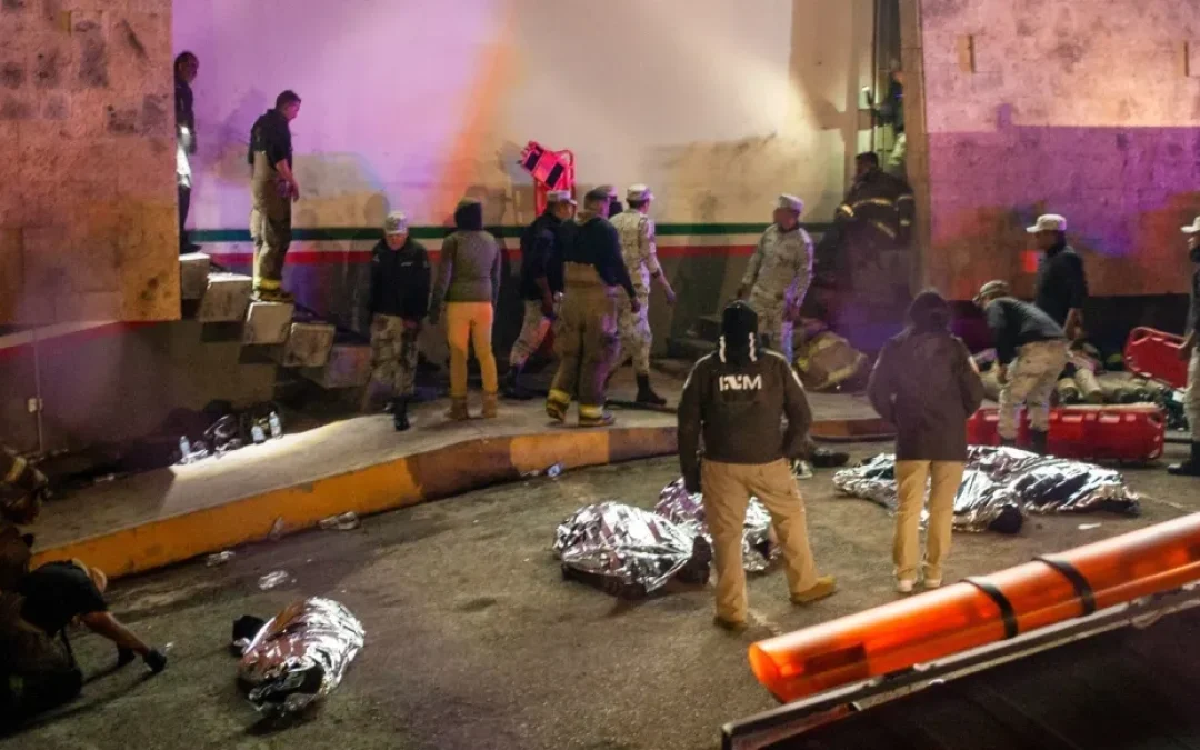 Incendio en centro de detención en Ciudad Juárez deja 39 migrantes muertos y 29 heridos