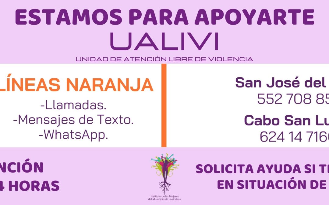 Conoce los servicios de protección y atención que ofrece el Instituto de las Mujeres de Los Cabos