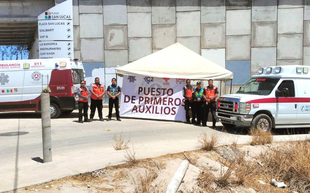 Intensa jornada preventiva y operativa se desplegó en Cabo San Lucas durante la Semana Santa 2023