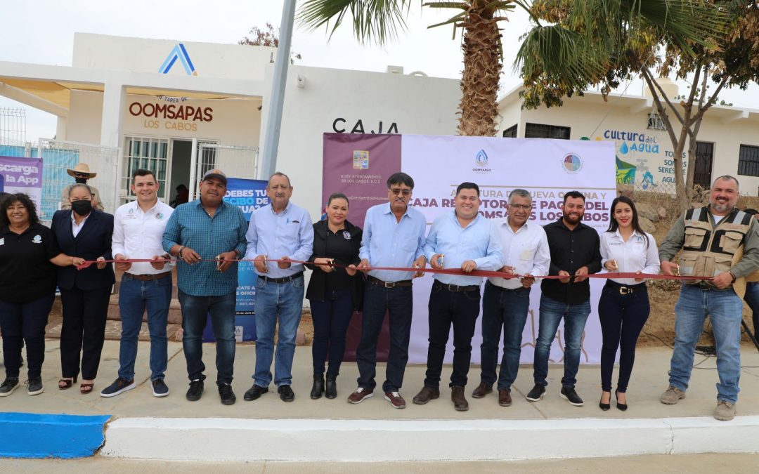 En operación nueva oficina de OOMSAPAS de Cabo San Lucas