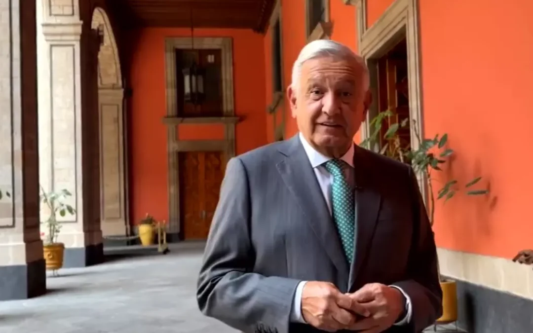Presidente López Obrador aparece en video y habla de su estado de salud