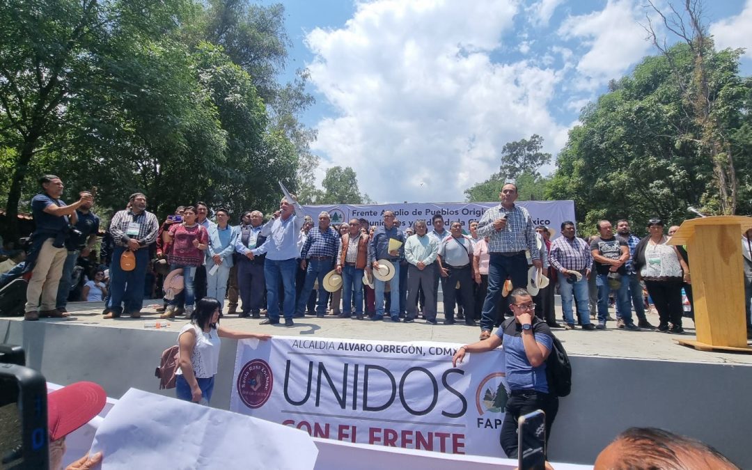 Conforman Frente Amplio de Pueblos, Comunidades y Ejidos de la Ciudad de México