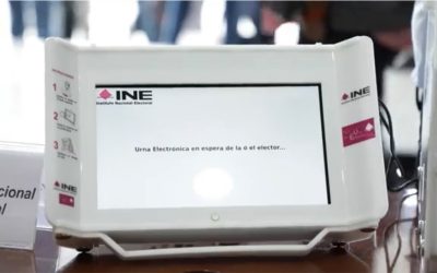 INE presenta urnas electrónicas para elección en Edomex