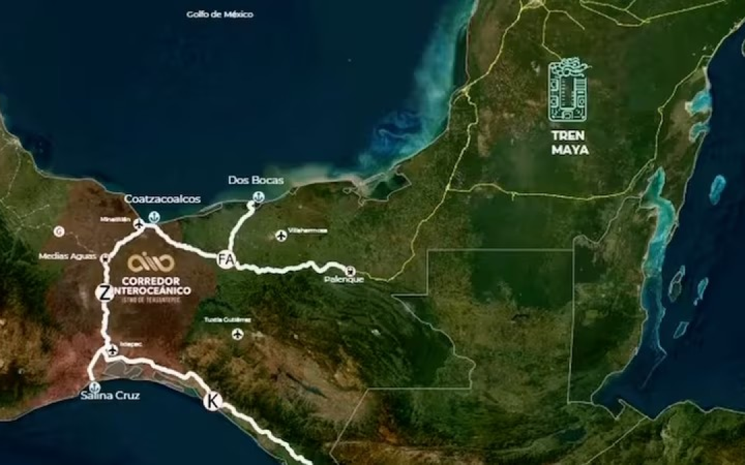 Estos son los polos de desarrollo del Corredor Interoceánico del Istmo de Tehuantepec