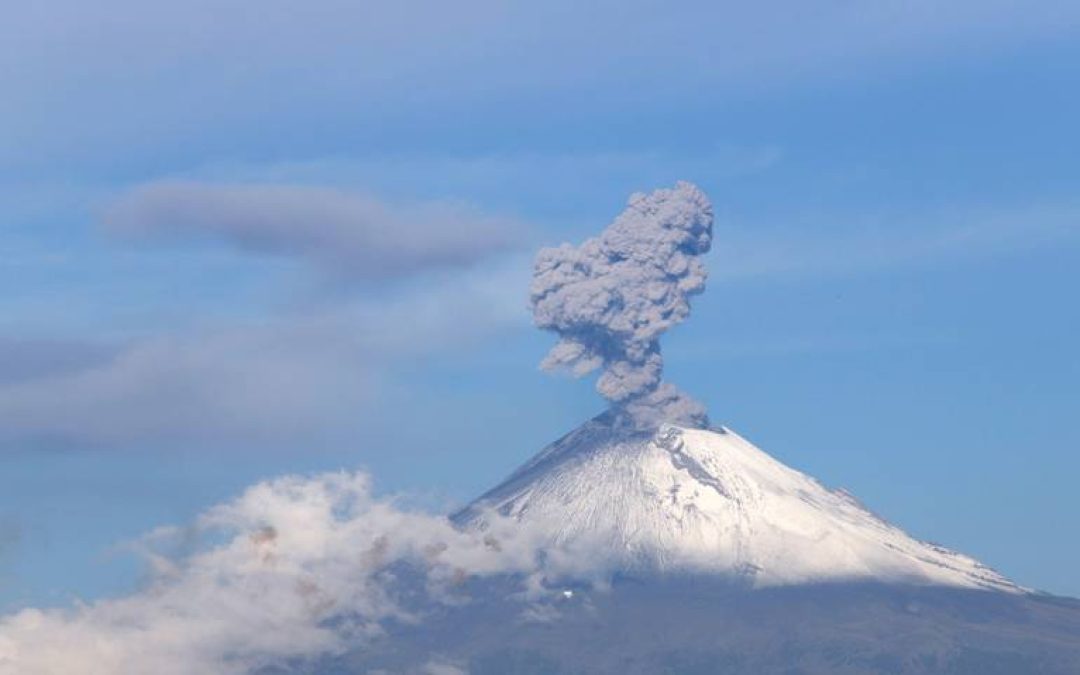 Alerta por el volcán Popocatépetl