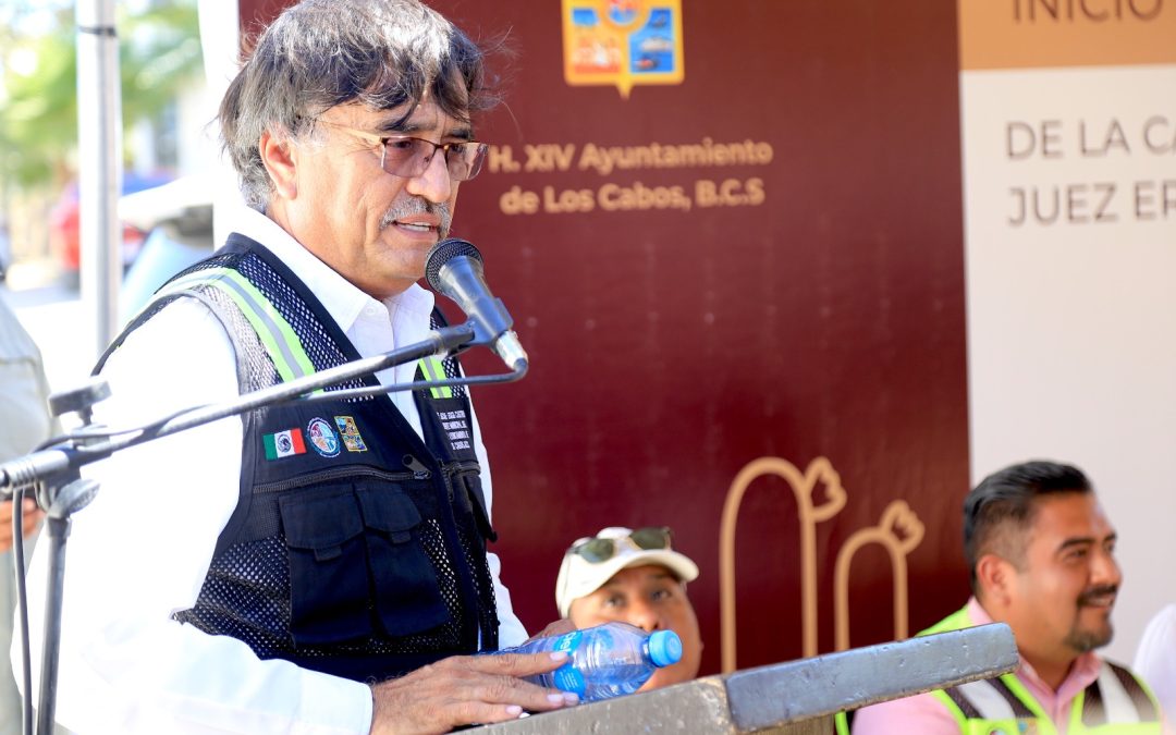 Gobierno de Los Cabos beneficiará a más de 15 mil habitantes con la pavimentación integral de calles en las colonias El Rosarito y El Zacatal en SJC