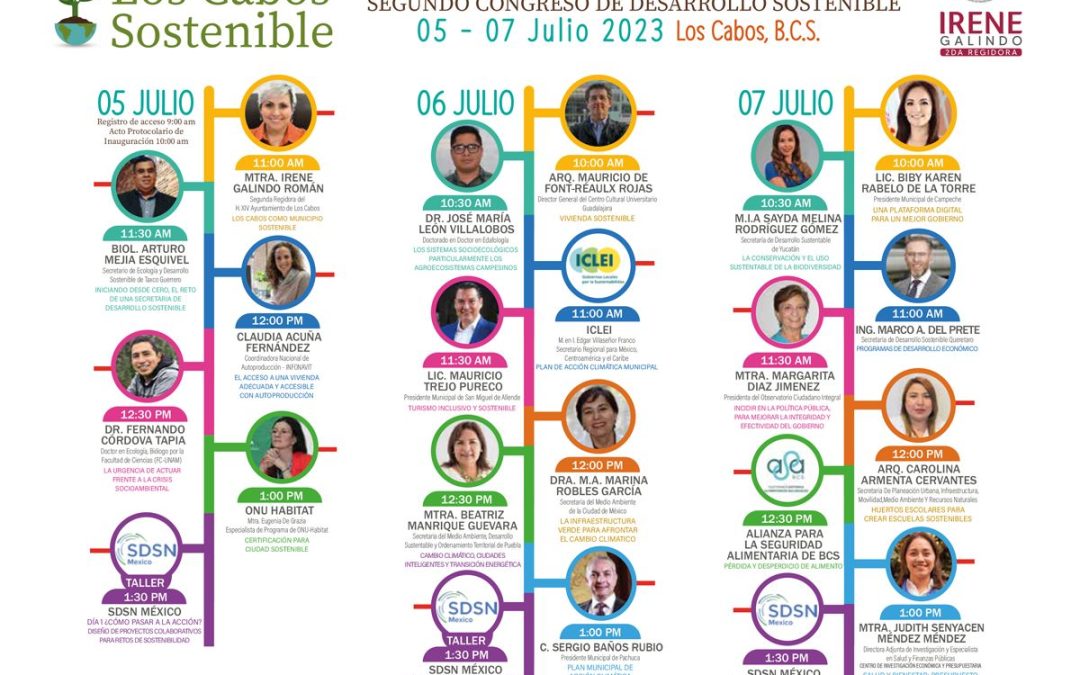 Irene Galindo, Segunda regidora convoca al 2do Congreso Los Cabos Sostenible
