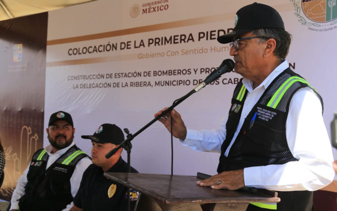 Inician en La Ribera trabajos de construcción de la Estación de Bomberos y Protección Civil