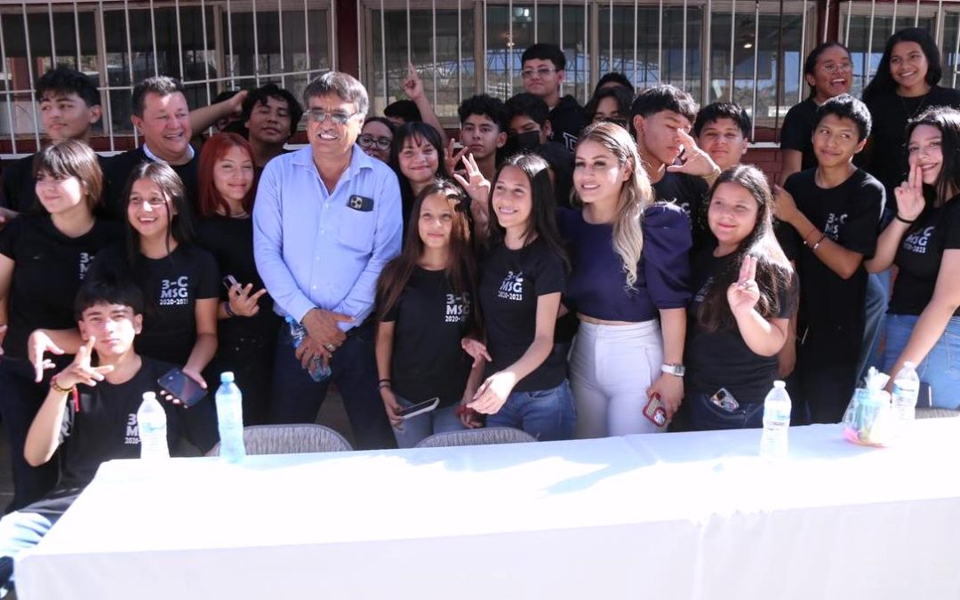 Anuncia alcalde Oscar Leggs Castro más de 400 espacios de preparatoria en CSL