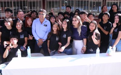 Anuncia alcalde Oscar Leggs Castro más de 400 espacios de preparatoria en CSL