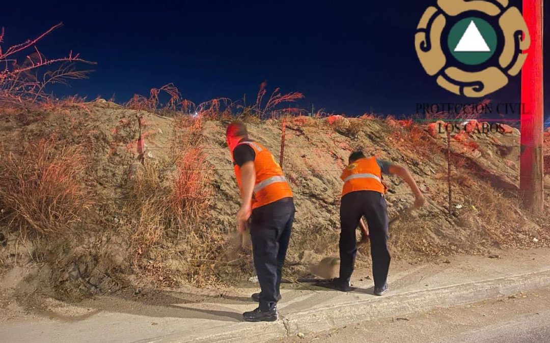 En Los Cabos, Protección Civil lista para hacer frente a Temporada de Incendios Forestales