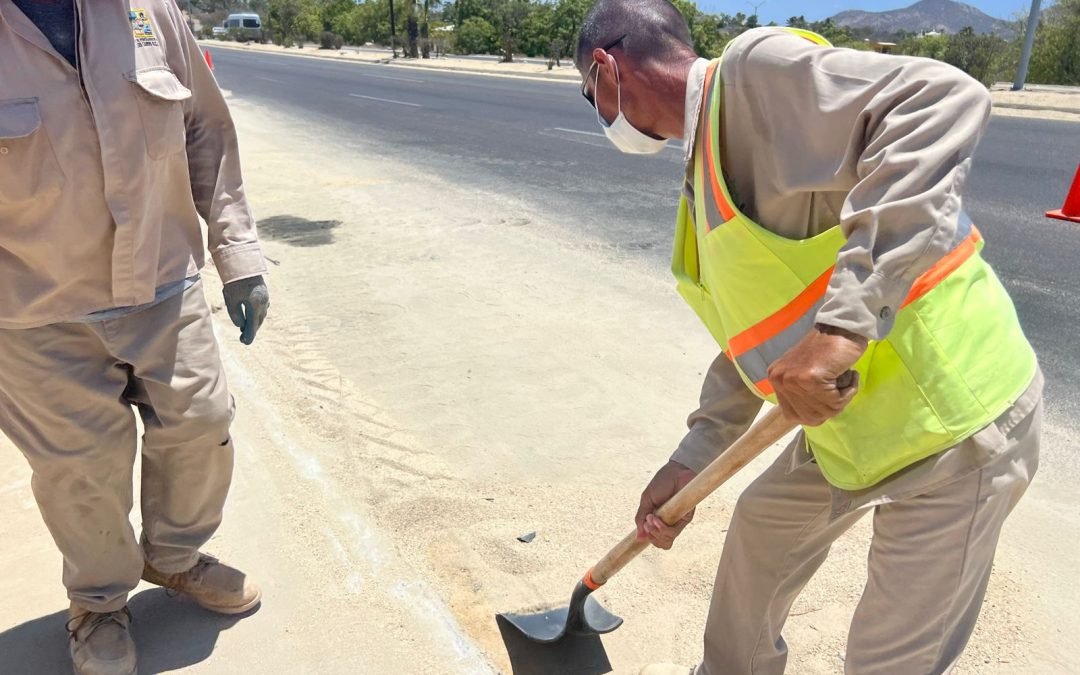Servicios Públicos refuerza acciones de limpieza en paraderos del transporte público