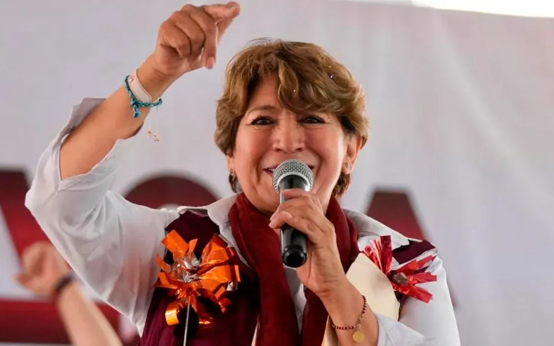 Delfina Gómez obtiene 52.6% de los votos en Edomex