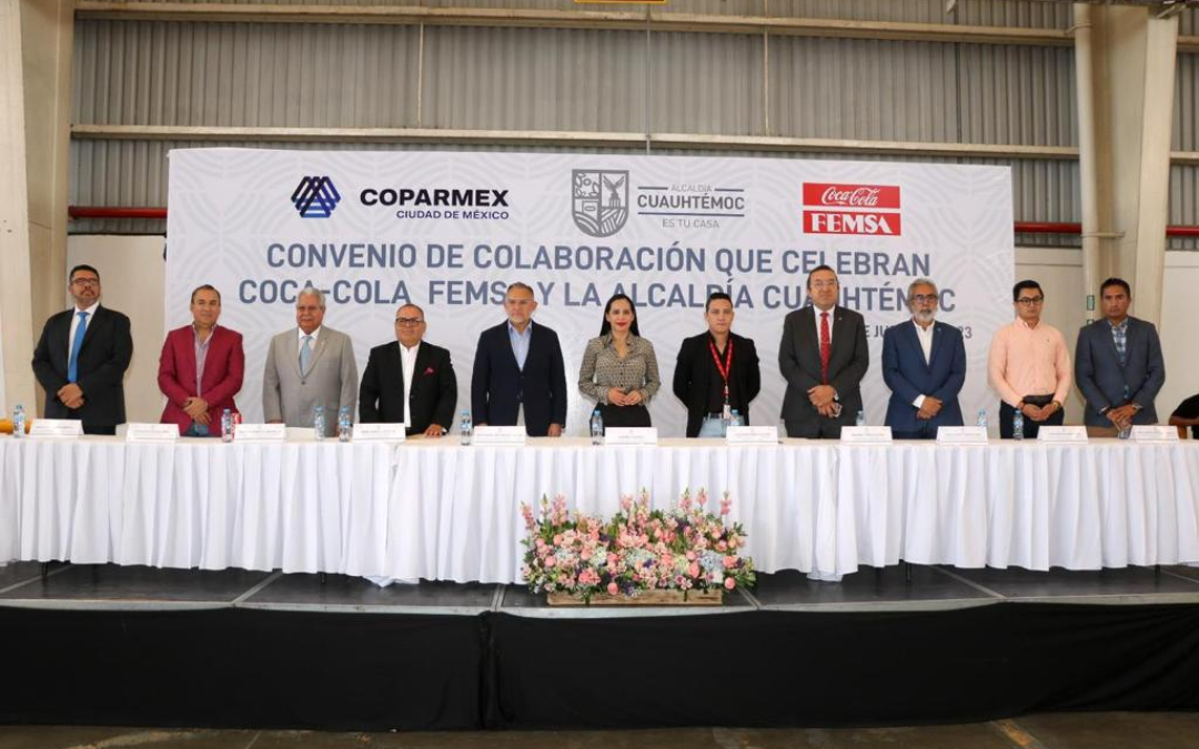 Alcaldía Cuauhtémoc y FEMSA firman un convenio de colaboración