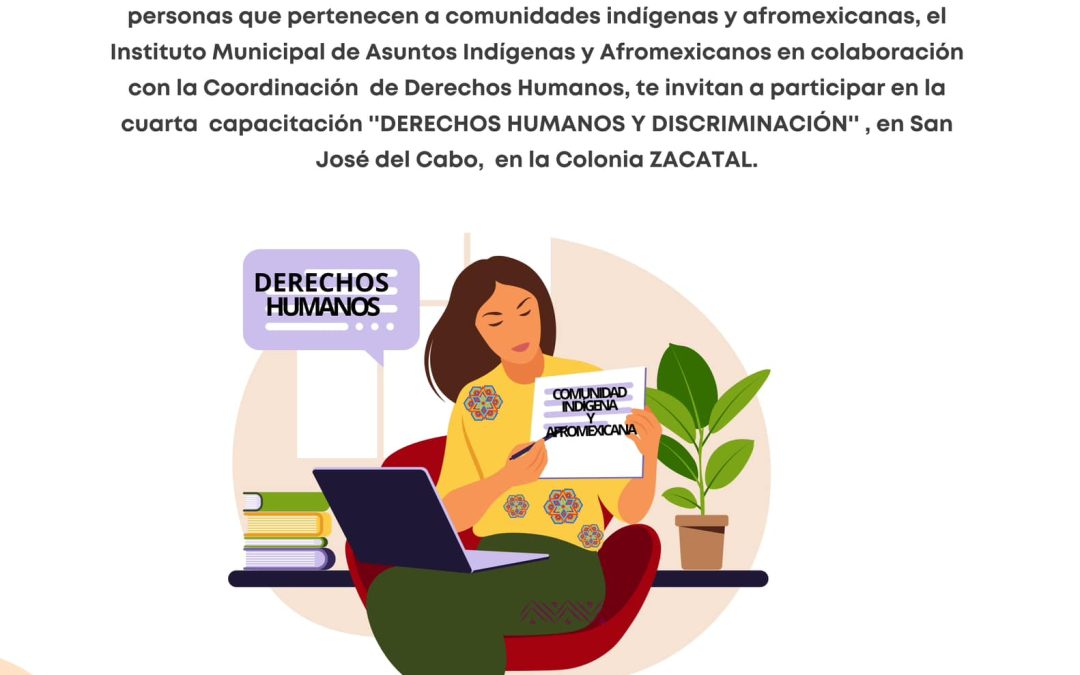 Invita IMAIA a participar en la 4ta capacitación en “Derechos Humanos y No Discriminación”