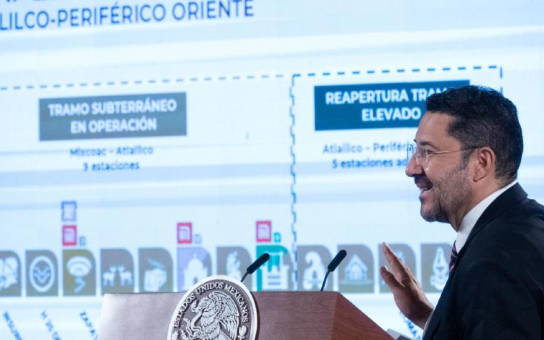 Línea 12 del Metro se reabrirá por completo en diciembre: Martí Batres