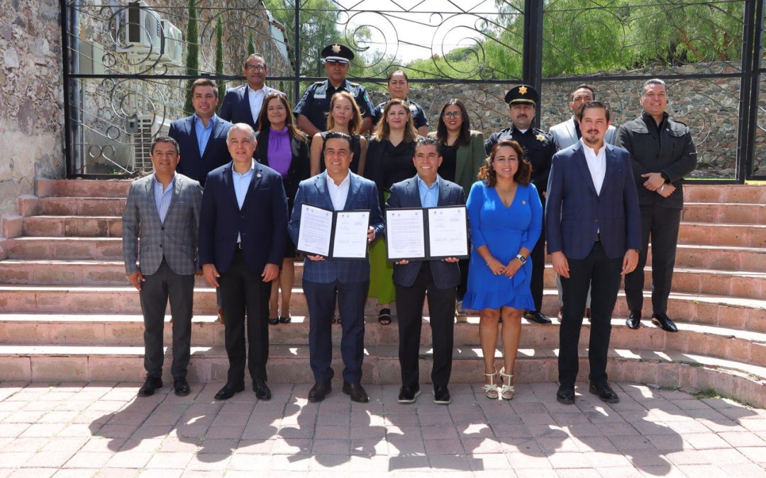 Municipios de Querétaro y Corregidora firman convenio de colaboración en seguridad pública