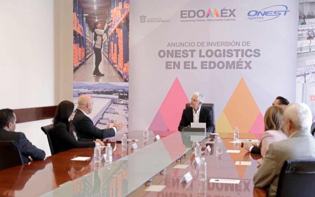 Alfredo Del Mazo y Onest Logistics presentan proyecto de inversión en Tepotzotlán