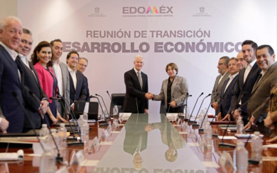 Alfredo Del Mazo Maza y Delfina Gómez encabezan última reunión de transición de gobierno