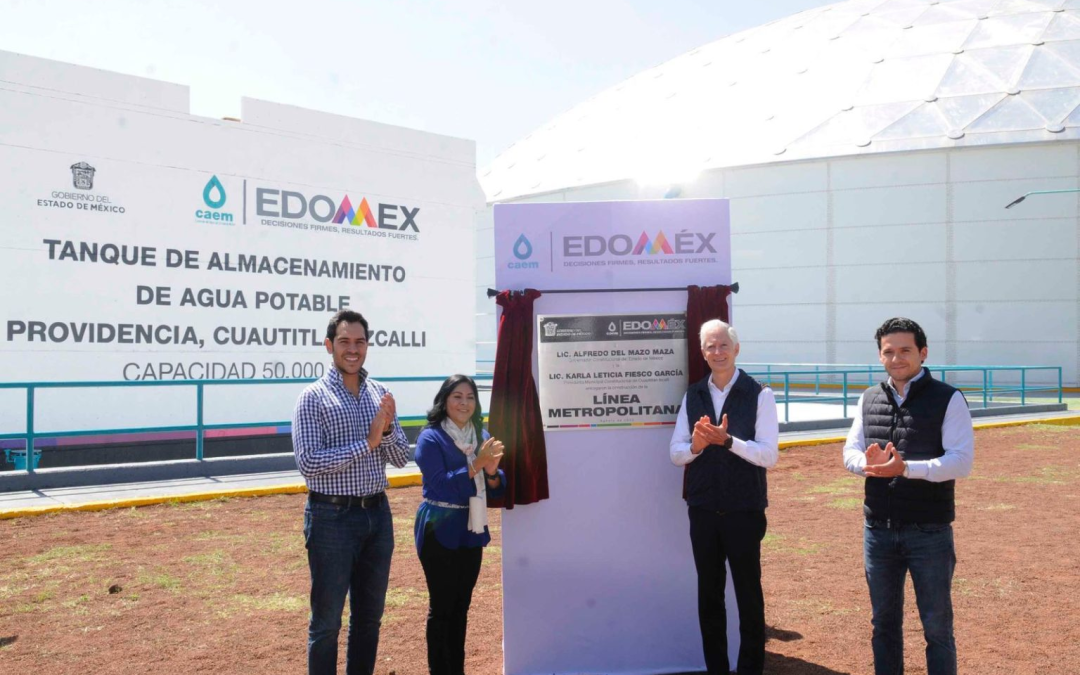 Entregan en Cuautitlán Izcalli, la construcción de la línea metropolitana