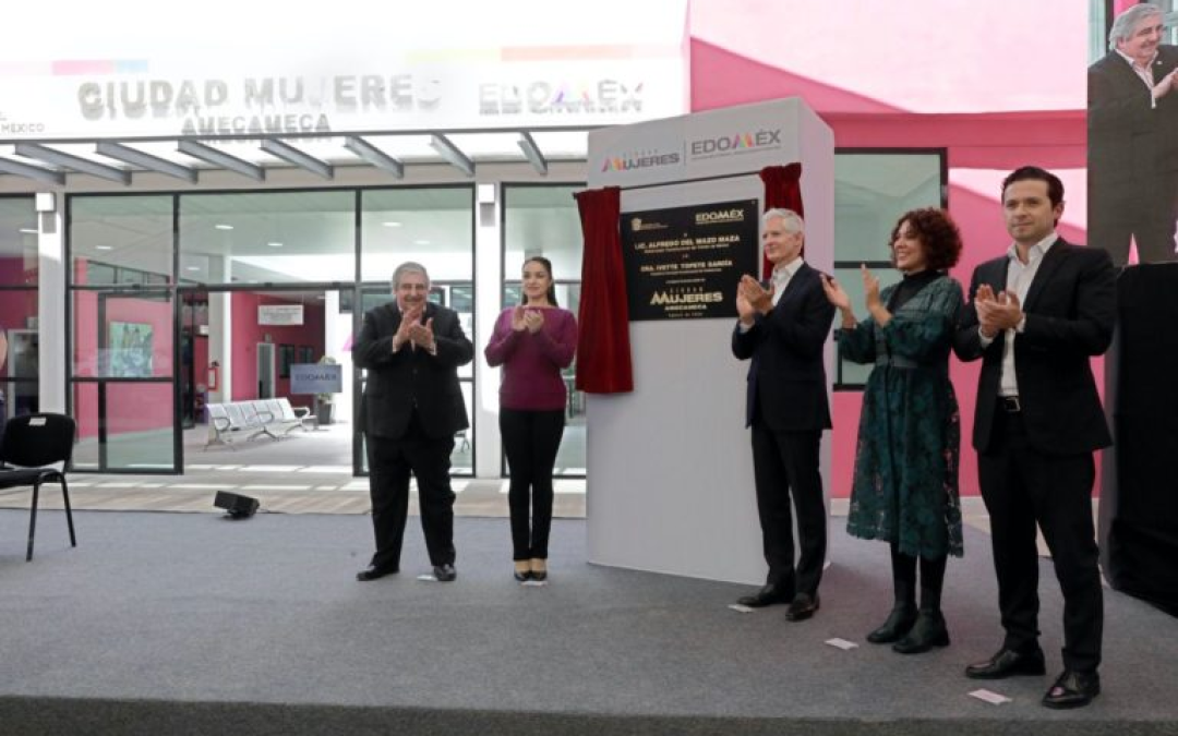 Alfredo del Mazo entrega en Amecameca la tercera Ciudad Mujeres
