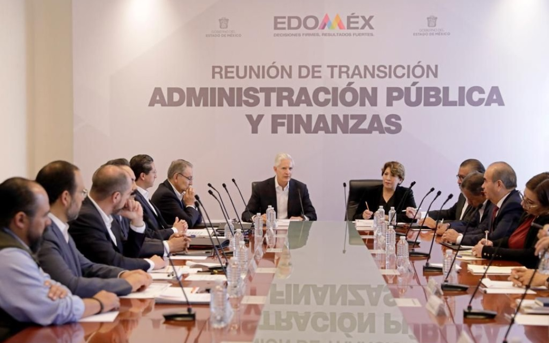 Alfredo Del Mazo y Delfina Gómez tuvieron cuarta sesión de transición de gobierno