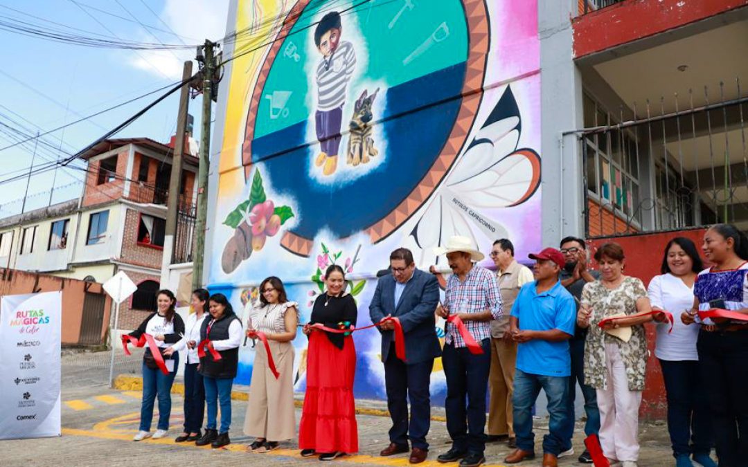 Gobierno de Puebla inaugura «Rutas Mágicas de Color» en Xicotepec