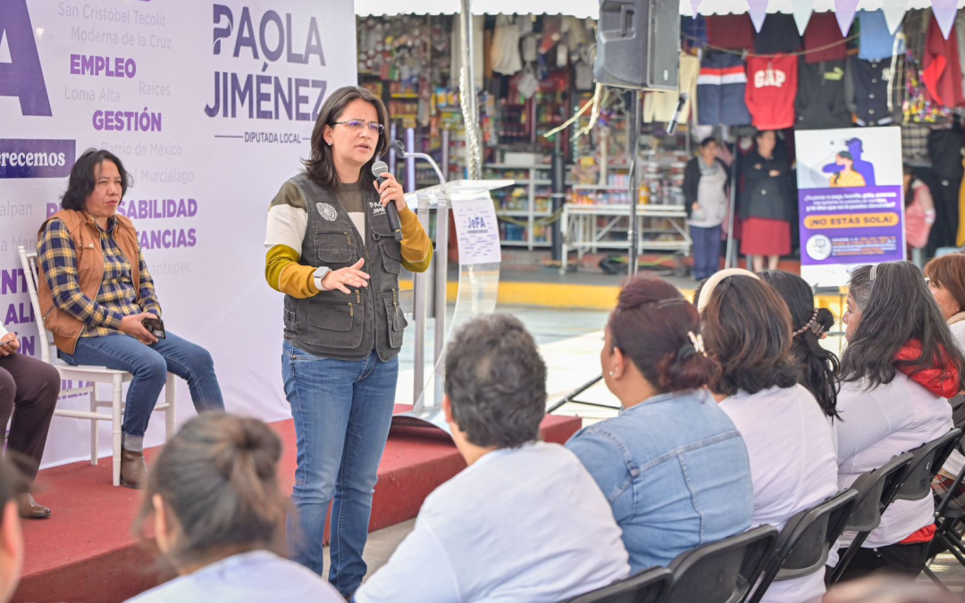Se beneficiarán a 10 mil jefas de familia del Distrito 36 con programas de apoyo económico y salud