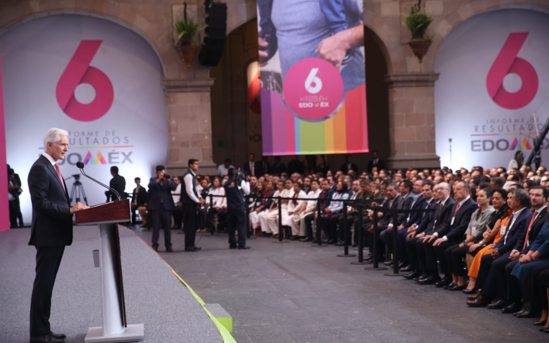 Del Mazo presenta su último y sexto informe de gobierno