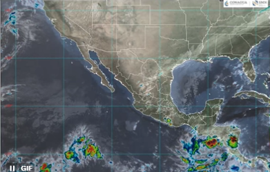 SMN informa de pronósticos ante tormenta tropical Pilar