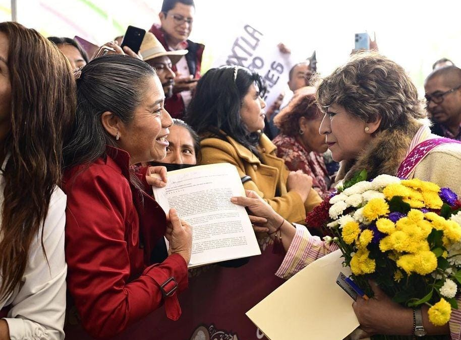En Nextlalpan, Delfina Gómez reitera el respaldo a los derechos de las mujeres rurales