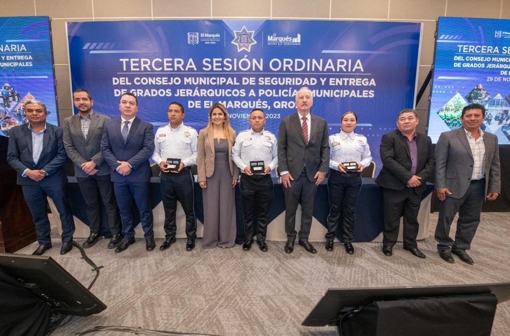 En El Marqués, Querétaro, destacan acuerdos para fortalecer la seguridad pública