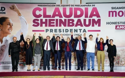 Éste es el equipo de precampaña de Claudia Sheinbaum