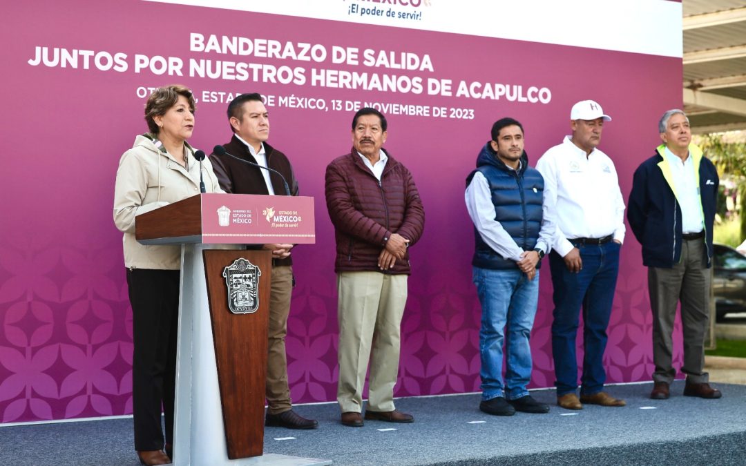 Delfina Gómez apoya a Guerrero