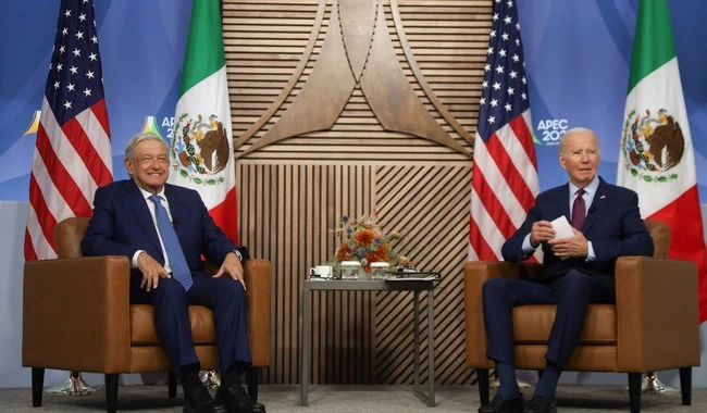 El encuentro entre AMLO y Biden durante la APEC