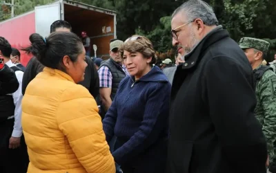 Delfina Gómez atiende problemática de Texcaltitlán con programas sociales y de Bienestar