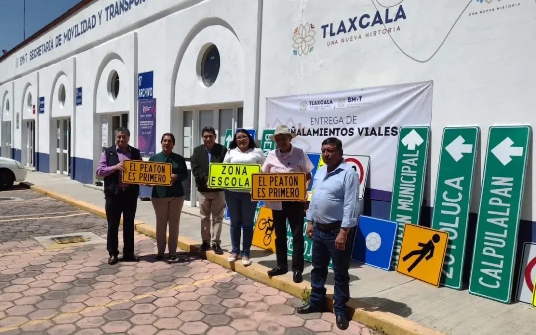 Se invirtieron 1.4 mdp en Tlaxcala para señalamientos viales durante 2023