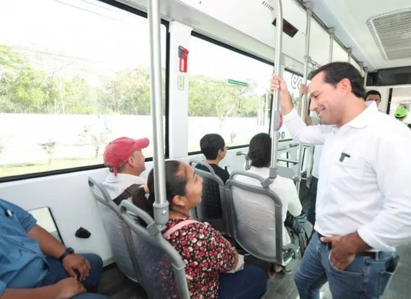 Destaca Ie-Tram como transporte 100% eléctrico en el sureste