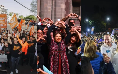 Estos fueron los recorridos de Brugada, Taboada y Chertorivski durante sus precampañas