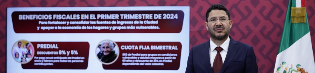 En CDMX, descuentos y beneficios fiscales durante primer trimestre de 2024